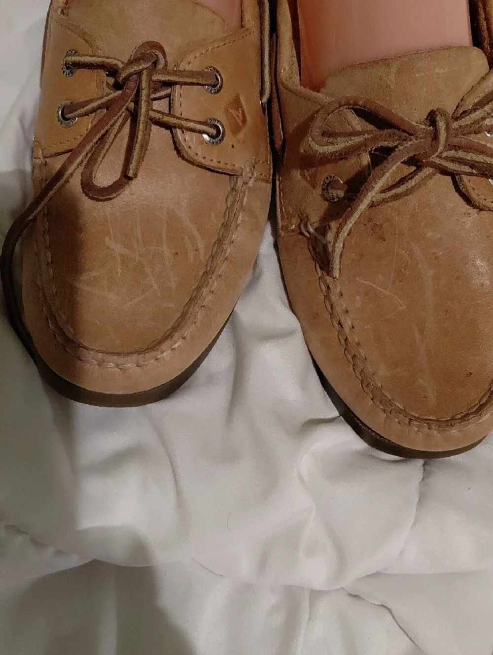 Sperry Topsider Men's Suede Boat Shoes - Light Brown